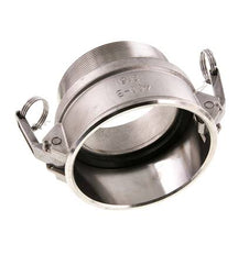 Acoplamiento de acero inoxidable Camlock DN 90 (4'') R 4'' rosca macho tipo B MIL-C-27487