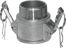 Acoplamiento de acero inoxidable Camlock DN 120 (5'') R 5'' rosca macho tipo B MIL-C-27487