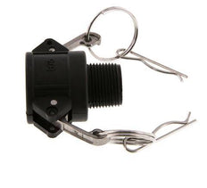Acoplamiento de polipropileno Camlock DN 20 (3/4'') R 3/4'' rosca macho tipo B MIL-C-27487
