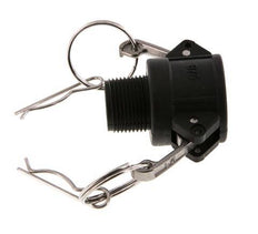 Acoplamiento de polipropileno Camlock DN 20 (3/4'') R 3/4'' rosca macho tipo B MIL-C-27487