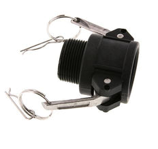 Acoplamiento de polipropileno Camlock DN 32 (1 1/4'') R 1 1/4'' Rosca Macho Tipo B MIL-C-27487