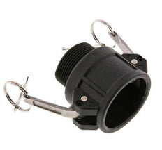 Acoplamiento de polipropileno Camlock DN 40 (1 1/2'') R 1 1/2'' rosca macho tipo B MIL-C-27487