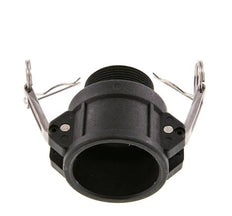 Acoplamiento de polipropileno Camlock DN 40 (1 1/2'') R 1 1/2'' rosca macho tipo B MIL-C-27487
