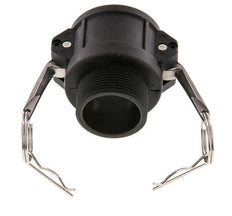 Acoplamiento de polipropileno Camlock DN 40 (1 1/2'') R 1 1/2'' rosca macho tipo B MIL-C-27487