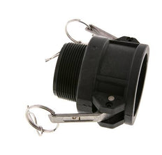 Acoplamiento de polipropileno Camlock DN 50 (2'') R 2'' rosca macho Tipo B MIL-C-27487