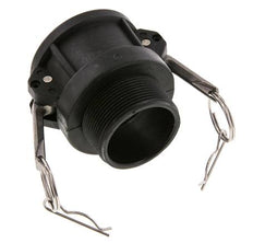 Acoplamiento de polipropileno Camlock DN 50 (2'') R 2'' rosca macho Tipo B MIL-C-27487