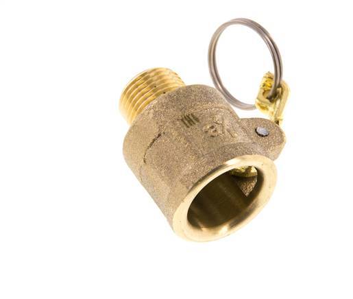 Acoplamiento de latón Camlock DN 15 (1/2'') R 1/2'' Rosca Macho Tipo B MIL-C-27487