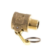 Acoplamiento de latón Camlock DN 15 (1/2'') R 1/2'' Rosca Macho Tipo B MIL-C-27487