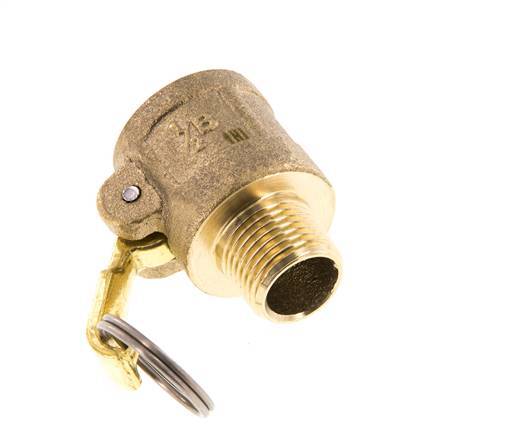 Acoplamiento de latón Camlock DN 15 (1/2'') R 1/2'' Rosca Macho Tipo B MIL-C-27487