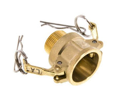 Acoplamiento de latón Camlock DN 20 (3/4'') R 3/4'' rosca macho tipo B MIL-C-27487