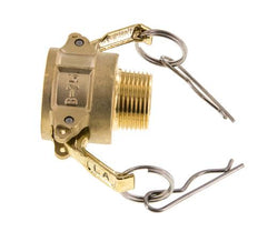 Acoplamiento de latón Camlock DN 20 (3/4'') R 3/4'' rosca macho tipo B MIL-C-27487