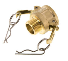 Acoplamiento de latón Camlock DN 20 (3/4'') R 3/4'' rosca macho tipo B MIL-C-27487
