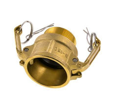 Acoplamiento de latón Camlock DN 40 (1 1/2'') R 1 1/2'' Rosca Macho Tipo B MIL-C-27487