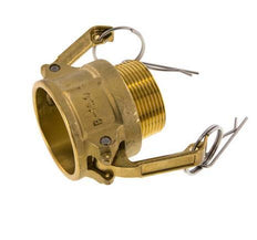 Acoplamiento de latón Camlock DN 40 (1 1/2'') R 1 1/2'' Rosca Macho Tipo B MIL-C-27487