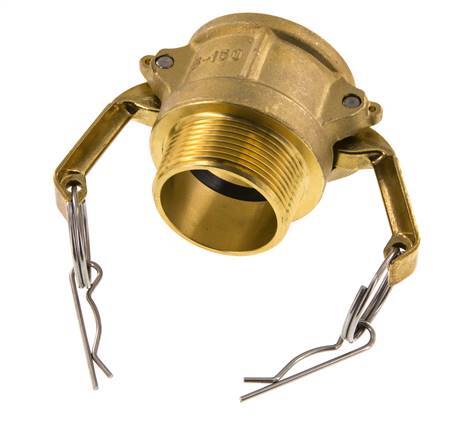 Acoplamiento de latón Camlock DN 40 (1 1/2'') R 1 1/2'' Rosca Macho Tipo B MIL-C-27487
