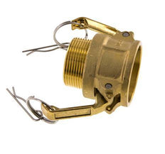 Acoplamiento de latón Camlock DN 40 (1 1/2'') R 1 1/2'' Rosca Macho Tipo B MIL-C-27487