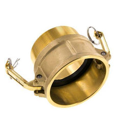 Acoplamiento de latón Camlock DN 75 (3'') R 3'' rosca macho Tipo B MIL-C-27487