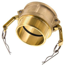 Acoplamiento de latón Camlock DN 75 (3'') R 3'' rosca macho Tipo B MIL-C-27487