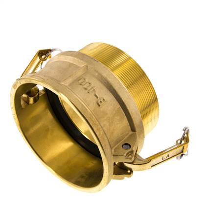 Acoplamiento de latón Camlock DN 120 (5'') R 5'' rosca macho Tipo B MIL-C-27487