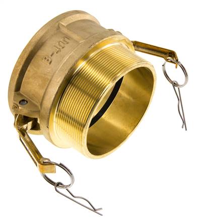 Acoplamiento de latón Camlock DN 140 (6'') R 6'' rosca macho Tipo B MIL-C-27487