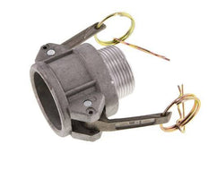 Acoplamiento de aluminio Camlock DN 32 (1 1/4'') R 1 1/4'' Rosca Macho Tipo B MIL-C-27487