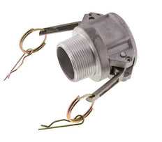 Acoplamiento de aluminio Camlock DN 40 (1 1/2'') R 1 1/2'' Rosca Macho Tipo B MIL-C-27487