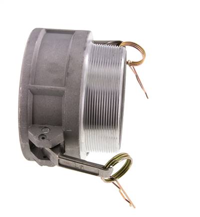 Acoplamiento de aluminio Camlock DN 90 (4'') R 4'' rosca macho tipo B MIL-C-27487