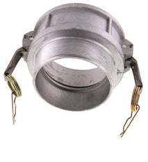 Acoplamiento de aluminio Camlock DN 90 (4'') R 4'' rosca macho tipo B MIL-C-27487