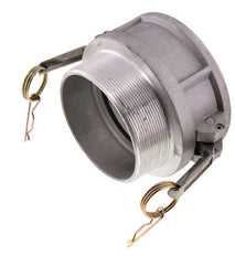 Acoplamiento de aluminio Camlock DN 90 (4'') R 4'' rosca macho tipo B MIL-C-27487