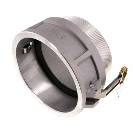 Acoplamiento de aluminio Camlock DN 140 (6'') R 6'' rosca macho tipo B MIL-C-27487