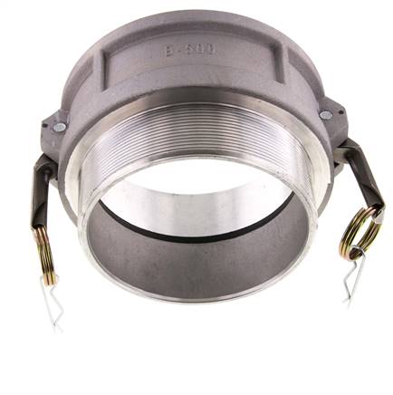 Acoplamiento de aluminio Camlock DN 140 (6'') R 6'' rosca macho tipo B MIL-C-27487