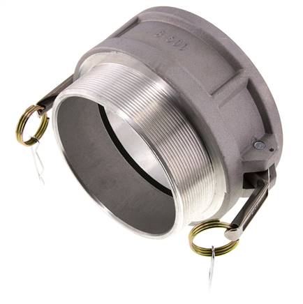 Acoplamiento de aluminio Camlock DN 140 (6'') R 6'' rosca macho tipo B MIL-C-27487