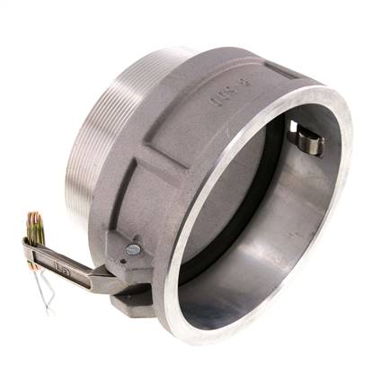 Acoplamiento de aluminio Camlock DN 140 (6'') R 6'' rosca macho tipo B MIL-C-27487