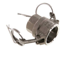 Acoplamiento de acero inoxidable Camlock DN 20 (3/4'') Rp 3/4'' Rosca Hembra Tipo D MIL-C-27487