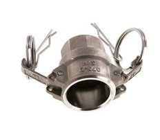 Acoplamiento de acero inoxidable Camlock DN 20 (3/4'') Rp 3/4'' Rosca Hembra Tipo D MIL-C-27487