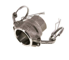 Acoplamiento de acero inoxidable Camlock DN 20 (3/4'') Rp 3/4'' Rosca Hembra Tipo D MIL-C-27487