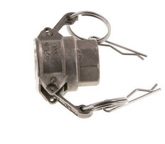Acoplamiento de acero inoxidable Camlock DN 20 (3/4'') Rp 3/4'' Rosca Hembra Tipo D MIL-C-27487