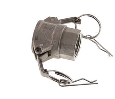 Acoplamiento de acero inoxidable Camlock DN 25 (1'') Rp 1'' Rosca Hembra Tipo D MIL-C-27487