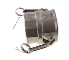 Acoplamiento de acero inoxidable Camlock DN 75 (3'') Rp 3'' Rosca Hembra Tipo D MIL-C-27487