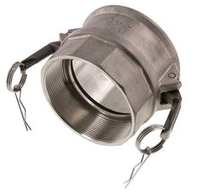 Acoplamiento de acero inoxidable Camlock DN 140 (6'') Rp 6'' Rosca Hembra Tipo D MIL-C-27487