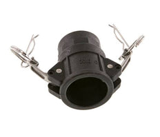 Acoplamiento de polipropileno Camlock DN 25 (1'') Rp 1'' Hembra Tipo D MIL-C-27487
