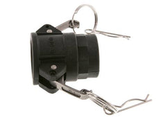 Acoplamiento de polipropileno Camlock DN 25 (1'') Rp 1'' Hembra Tipo D MIL-C-27487