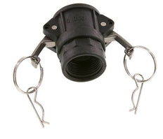 Acoplamiento de polipropileno Camlock DN 25 (1'') Rp 1'' Hembra Tipo D MIL-C-27487