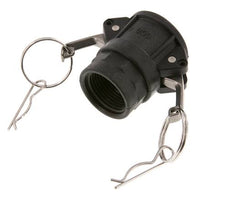 Acoplamiento de polipropileno Camlock DN 25 (1'') Rp 1'' Hembra Tipo D MIL-C-27487