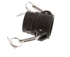 Acoplamiento de polipropileno Camlock DN 40 (1 1/2'') Rp 1 1/2'' Rosca hembra Tipo D MIL-C-27487