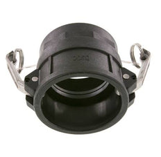 Acoplamiento de polipropileno Camlock DN 75 (3'') Rp 3'' Rosca hembra Tipo D MIL-C-27487