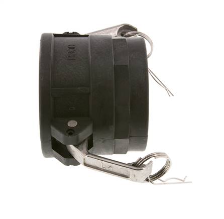 Acoplamiento de polipropileno Camlock DN 75 (3'') Rp 3'' Rosca hembra Tipo D MIL-C-27487