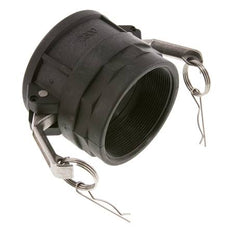 Acoplamiento de polipropileno Camlock DN 75 (3'') Rp 3'' Rosca hembra Tipo D MIL-C-27487