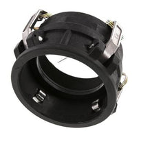 Acoplamiento de polipropileno Camlock DN 90 (4'') Rp 4'' Hembra Tipo D MIL-C-27487