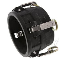Acoplamiento de polipropileno Camlock DN 90 (4'') Rp 4'' Hembra Tipo D MIL-C-27487